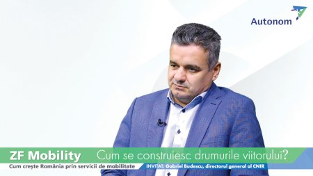 ZF Mobility, un proiect ZF & Autonom. Gabriel Budescu, CNIR: Autostrazile viitorului vor fi construite cu linii de inalta tensiune in proximitate, vor putea fi folosite drept piste de aterizare si luam in calcul noi solutii pentru a folosi materiale din Romania