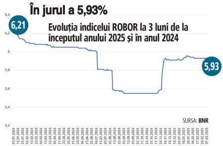 Anul 2025 a inceput cu excedent de lichiditate pe piata interbancara de peste 20 mld. lei, medie zilnica. Bancile au in continuare bani, dar prefera sa ii parcheze la BNR la o dobanda medie de 5,5%, in loc sa dea mai multe credite