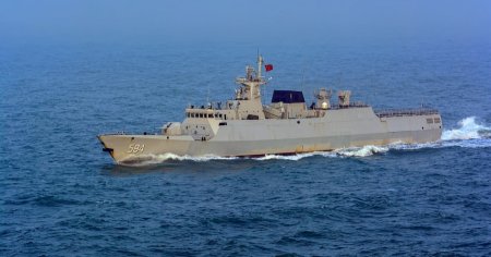 China da fiori <span style='background:#EDF514'>TAIWAN</span>ului cu rapiditatea cu care se inarmeaza. A construit echivalentul Marinei Regale Britanice in patru ani