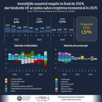 Analiza Romanian Economic Monitor: Crestere economica modesta in 2025, sub potentialul real al economiei