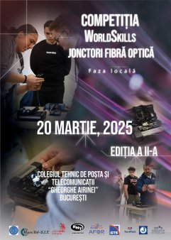 Asociatia Interlan sustine excelenta la Olimpiada de Fibra Optica - WorldSkills 2025