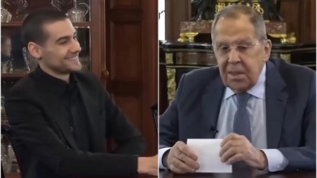 Mario Nawfal, influencerul care l-a promovat pe Georgescu, rade cu pofta cu Lavrov. Interviu halucinant la Moscova