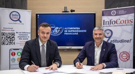 ASF si <span style='background:#EDF514'>INFOCON</span>s incheie un parteneriat pentru educatia financiara si protectia consumatorilor