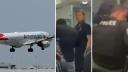 Scene bizare intr-un avion. In lupta cu discipolii lui Satana, un pasager a inghitit margelele unui rozariu si a atacat stewardesele