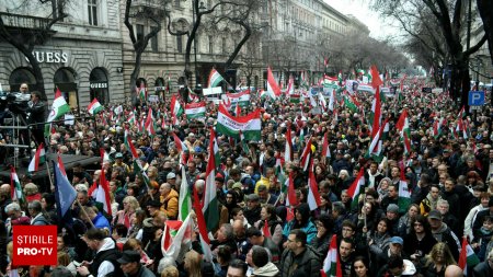 Zeci de mii de oameni in strada la Budapesta, dupa ce Viktor Orban si-a numit opozantii gandaci care trebuie curatati