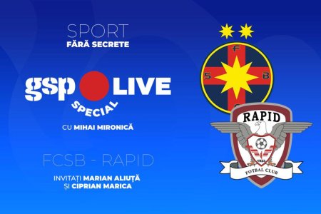 FCSB - Rapid » Start incediar in play-off! Marian Aliuta si Ciprian Marica, invitati la GSP Live Special