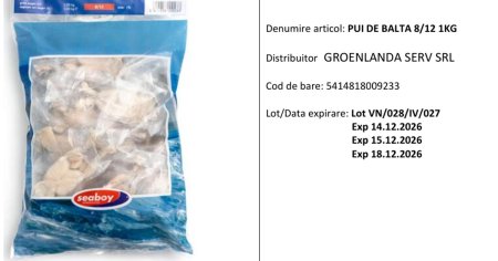 Produs periculos retras de la vanzare in Metro si <span style='background:#EDF514'>CARREFOUR</span>. Clientii nu trebuie sa consume alimentul