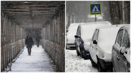 Avertizare meteorologica! Cod galben de ninsori si viscol incepand de azi. Vreme extrema in intreaga tara, cu depuneri de zapada