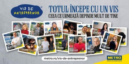 'Vis de antreprenor', campania METRO care a adunat zeci de povesti reale despre antreprenorii romani, continua si in 2025