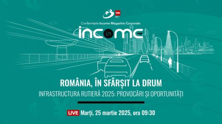 Conferinta nationala Income Magazine Corporate Romania, in sfarsit la drum. Infrastructura rutiera 2025: Provocari si oportunitati. | Antena 3 CNN