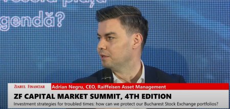 Adrian Negru, CEO, Raiffeisen Asset Management: La cat de agitata a fost agitata pe care am traversat-o, cred ca piata locala s-a tinut mai mult decat onorabil, atat pe partea de obligatiuni suverane, cat si pe partea de actiuni