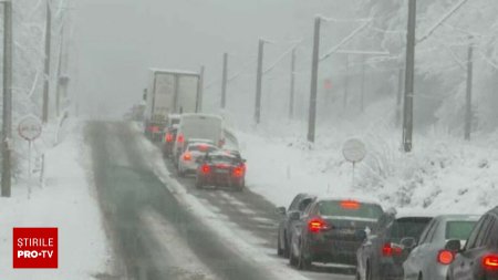 Avertizare ANM de vreme severa imediata. Cod portocaliu de viscol puternic in doua judete