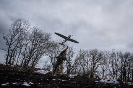 Rusii sustin ca au distrus zeci de drone ucrainene lansate pe parcursul noptii