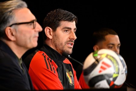 Thibaut Courtois, bagat in sedinta de greii nationalei Belgiei