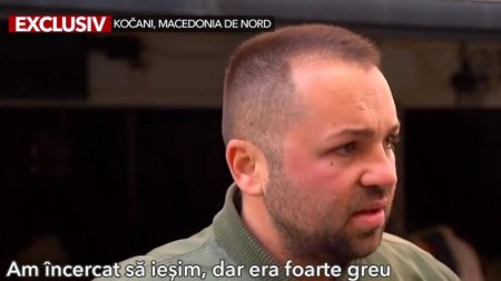 Marturia exclusiva a unui supravietuitor al tragediei din Macedonia de Nord: Am spart un perete, am iesit prin gaura facuta in el