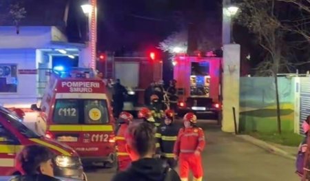 Incendiu la Spitalul de Psihiatrie Alexandru Obregia. Trei persoane au avut nevoie de ingrijiri medicale