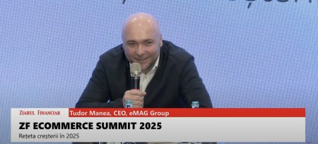 Tudor Manea, CEO, eMAG: Am pregatit un plan serios de investitii pentru 2025, ne concentram pe inteligenta artificiala, pe cresterea capacitatii de livrare, pe partea de groceries prin Freshful si pe extinderea <span style='background:#EDF514'>GAME</span>i de produse