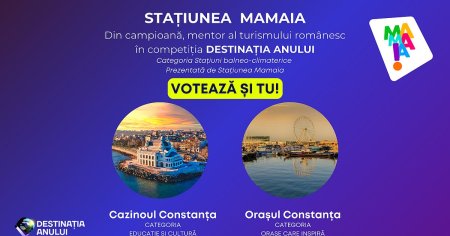 Destinatia Anului 2025: Mamaia, de la regina litoralului la mentor al turismului romanesc. Cazinoul din Constanta intra in competitie