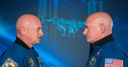 Cazul gemenilor Scott si Mark Kelly, folositi de NASA pentru un studiu al efectelor zborului spatial de lunga durata asupra corpului uman