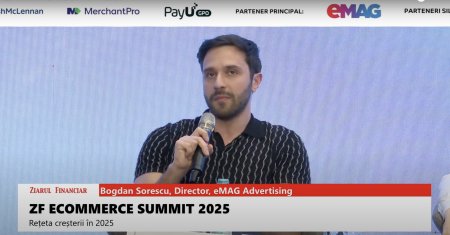 ZF eCommerce Summit 2025. Bogdan Sorescu, director, eMAG Advertising: Vrem sa venim cu o interfata dedicata vanzatorilor din platforma si sa investim foarte mult in continuare in AI si data science