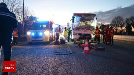 36 de cadeti raniti, unul grav, in Franta, intr-un incident implicand patru autocare pe autostrada A13, in Yvelines