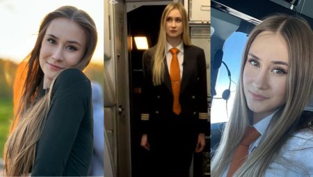 Andreea, cea mai tanara femeie pilot din Republica Moldova si Romania. Piloteaza avioane de la 16 ani: E un fel de relaxare