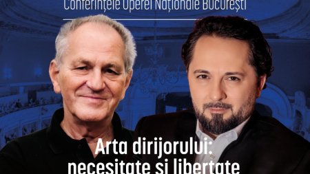 Cristian Mandeal si Daniel Jinga, despre libertate si necesitate in arta dirijorului la Scena Gandirii - Conferintele Operei Nationale Bucuresti