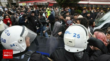 Haos in Istanbul, dupa arestarea primarului Imamoglu. Politia a folosit gloante de cauciuc in timpul protestelor