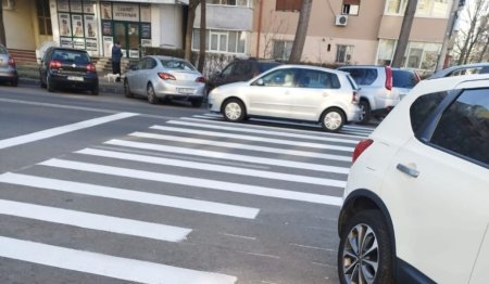 O trecere de pietoni din Braila, mutata din fata unei scoli langa un supermarket: Nu o sa tolerez bataia de joc