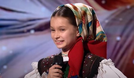 Romanii au talent 21 martie 2025. Maia Vlad, fetita din Maramures care a facut-o pe Andra sa regrete. Tatal este preot, iar ea canta in corul bisericii