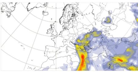 O noua masa de praf saharian vine peste Romania. Persoanele cu afectiuni respiratorii cronice sau alergii, expuse unor riscuri