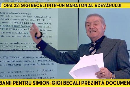 Gigi Becali a aratat la TV cum s-a folosit de FCSB pentru a imprumuta partidul!