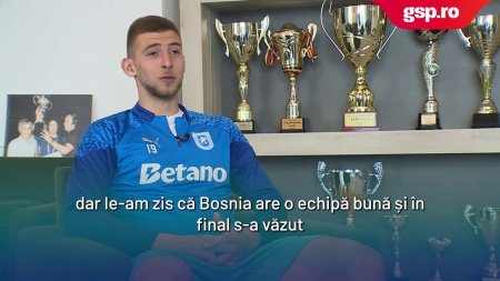 Jovo Lukic, atacantul bosniac al lui CSU Craiova, despre rezultatul de la Bucuresti: 