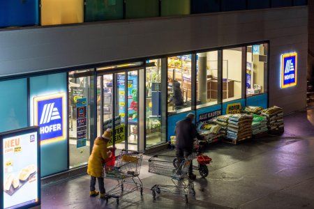 Amenda primita de Robin Food, un activist care lupta impotriva risipei alimentare, dupa ce a strans mancarea aruncata la gunoi de supermarketuri, in Austria