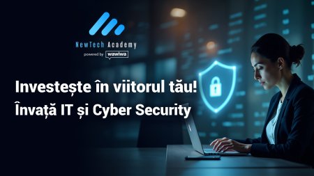 Centrul de excelenta in educatia tehnologica NewTech Academy lanseaza un curs de IT si cybersecurity dedicat adultilor cu sau fara experienta in IT si acreditat de Ministerul Muncii