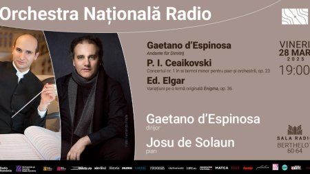 Pianistul spaniol Josu de Solaun canta Ceaikovski la Sala Radio